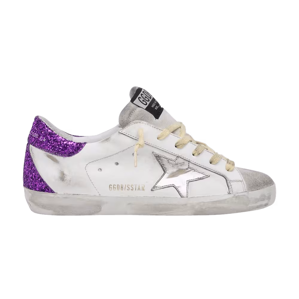 Golden Goose Women's Superstar Glitter - White Purple
