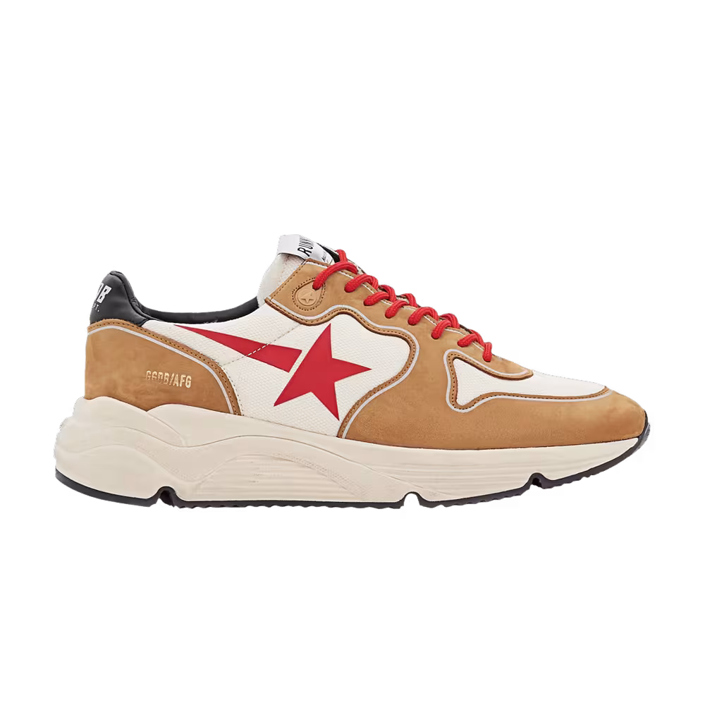 Golden Goose Running Sole Camel Brown Red