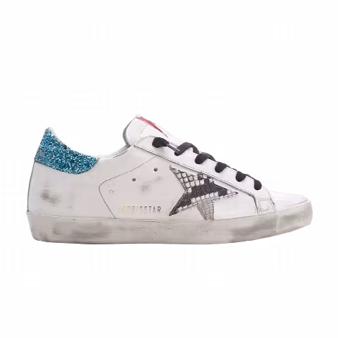 Golden Goose Wmns Superstar 'White Light Blue Fluo'