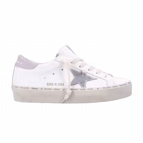 Golden Goose Wmns Hi Star 'White Silver Lilac'