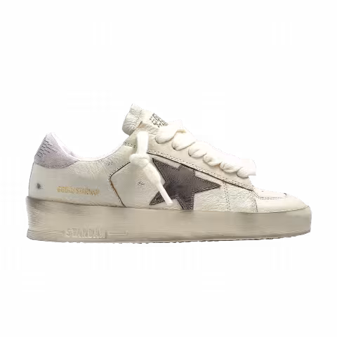 Golden Goose Wmns Stardan 'White Metallic Silver Pink'