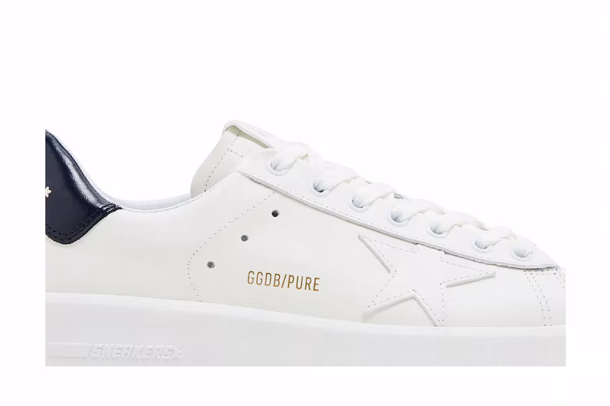 Golden Goose Women's Purestar White Blue, view 3