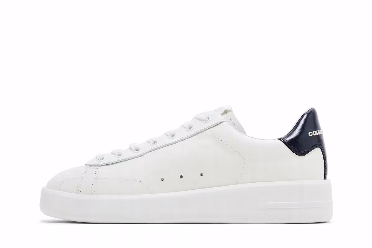 Golden Goose Women's Purestar White Blue, view 4