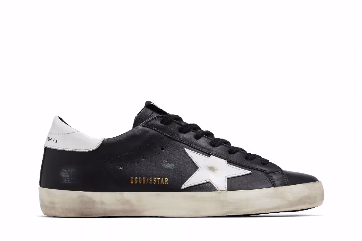 Golden Goose Superstar Black White, view 2