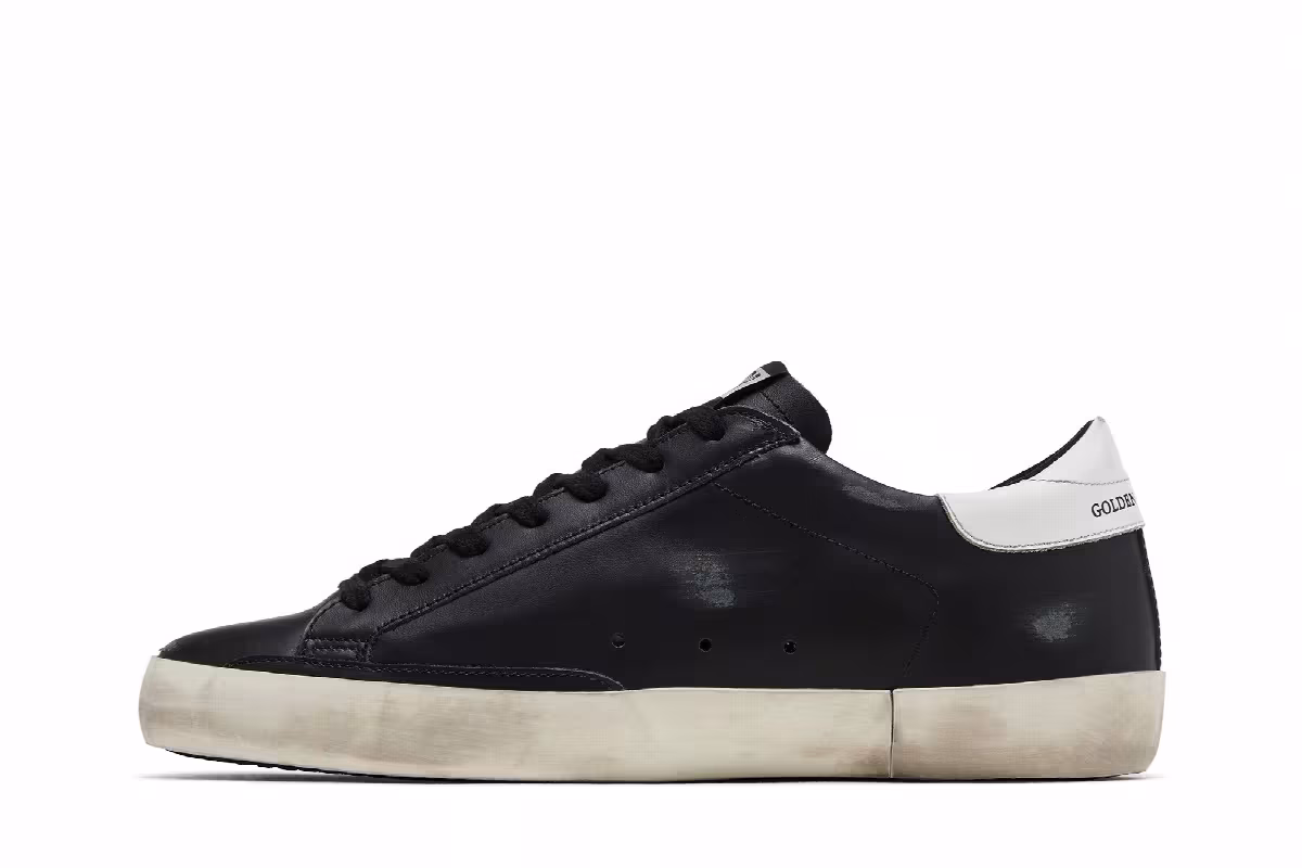 Golden Goose Superstar Black White, view 4