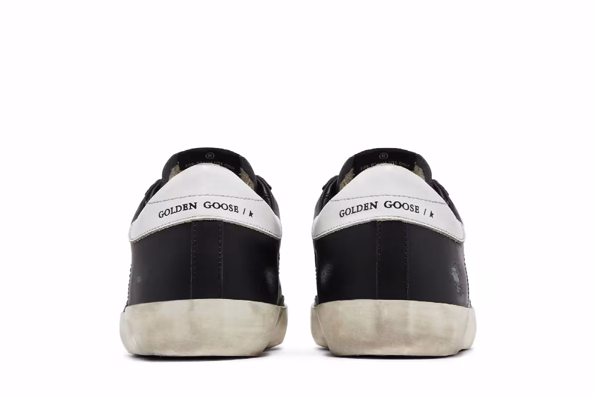 Golden Goose Superstar Black White, view 7