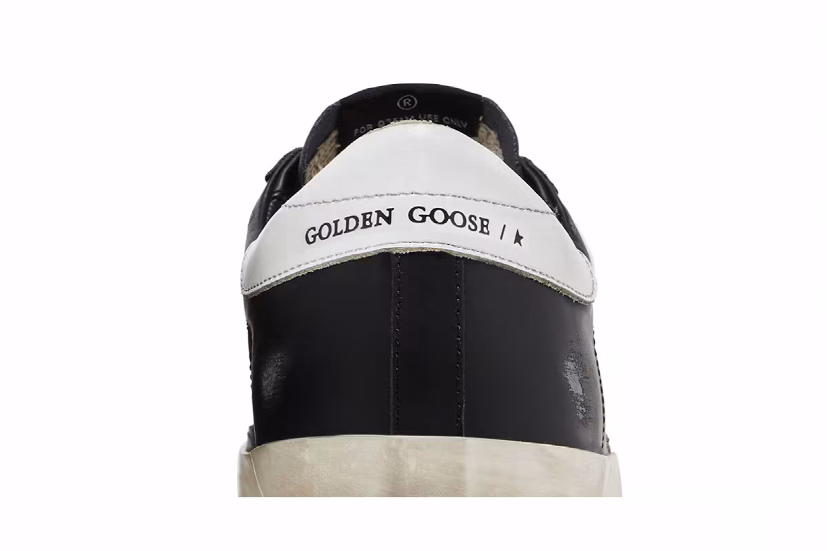 Golden Goose Superstar Black White, view 8