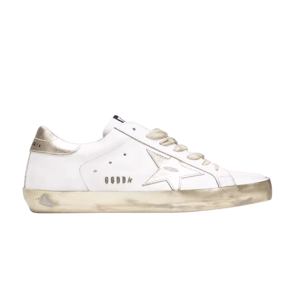 Golden Goose Superstar White Gold