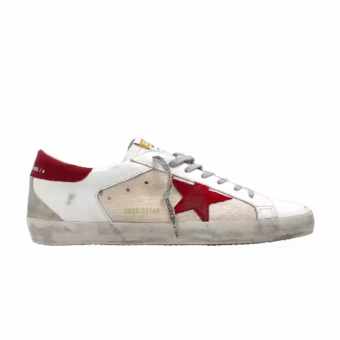 Golden Goose Super Star Sports Shoes 'White Red'