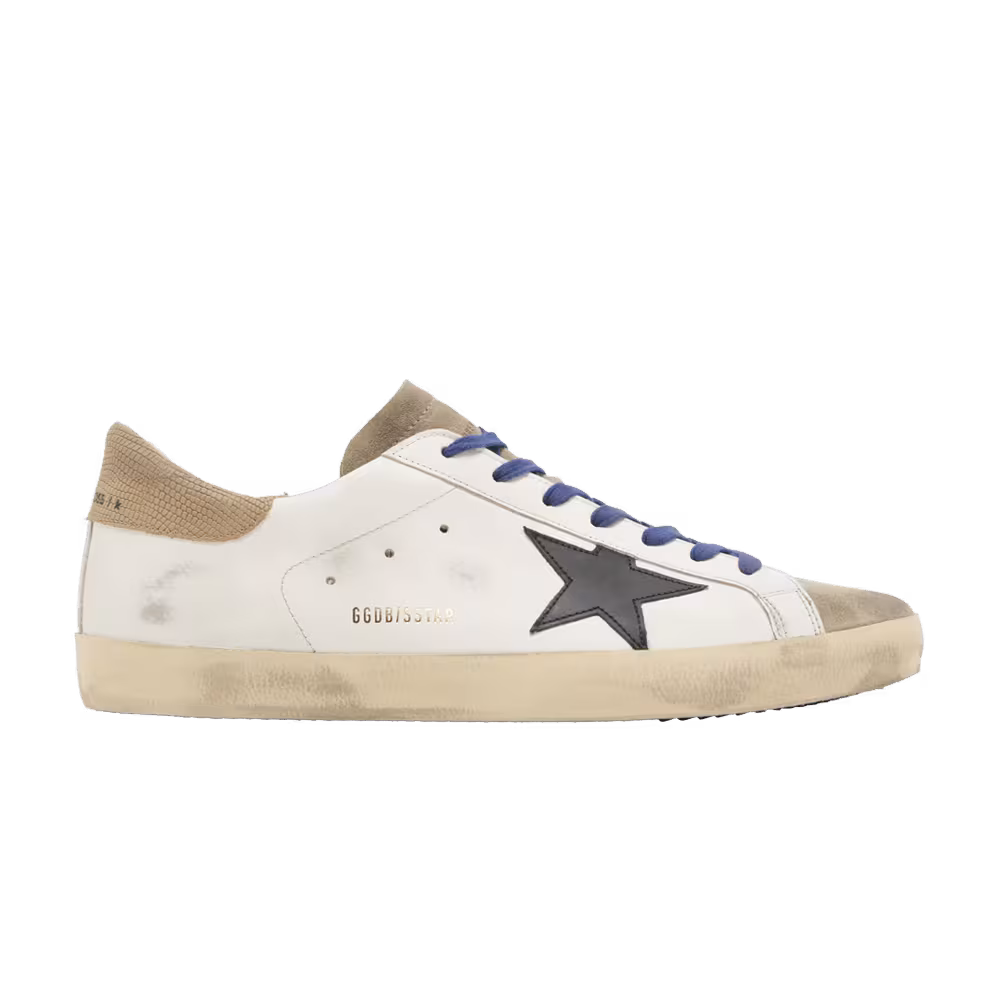 Golden Goose Superstar White Taupe Black