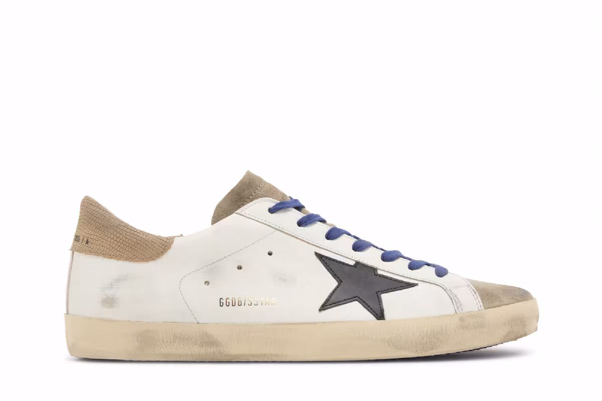 Golden Goose Superstar White Taupe Black, view 2