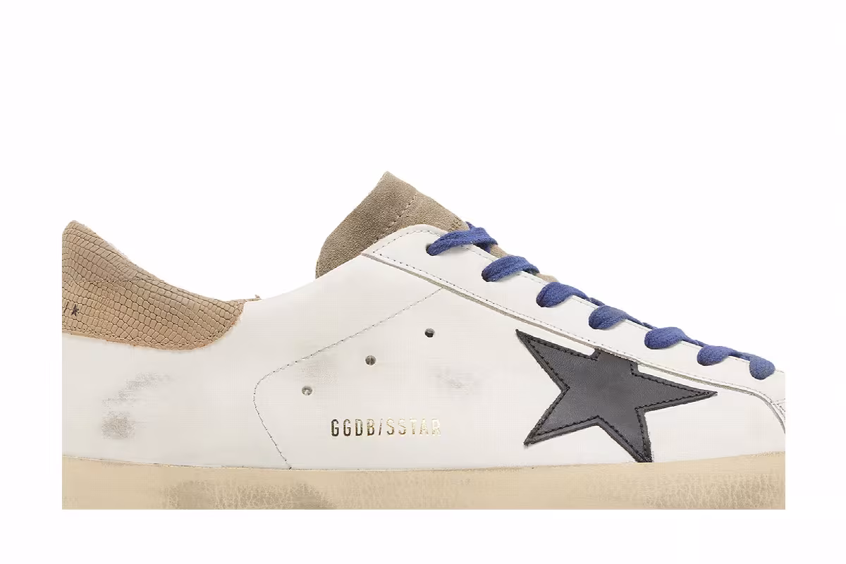 Golden Goose Superstar White Taupe Black, view 3