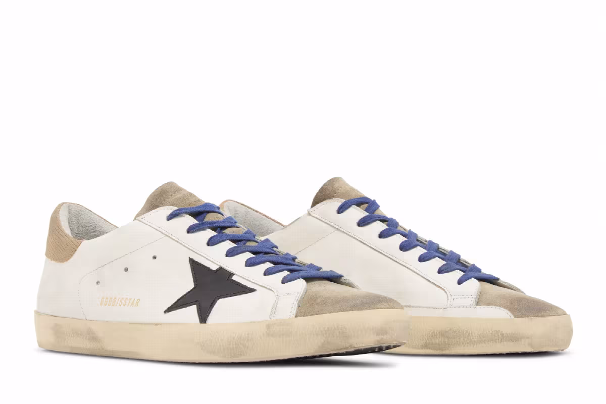 Golden Goose Superstar White Taupe Black, view 9