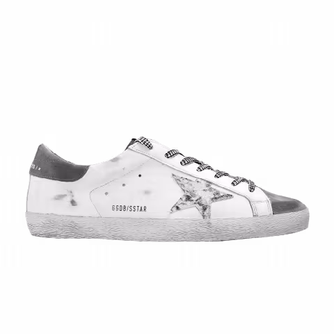 Golden Goose Superstar 'White Grey Python'