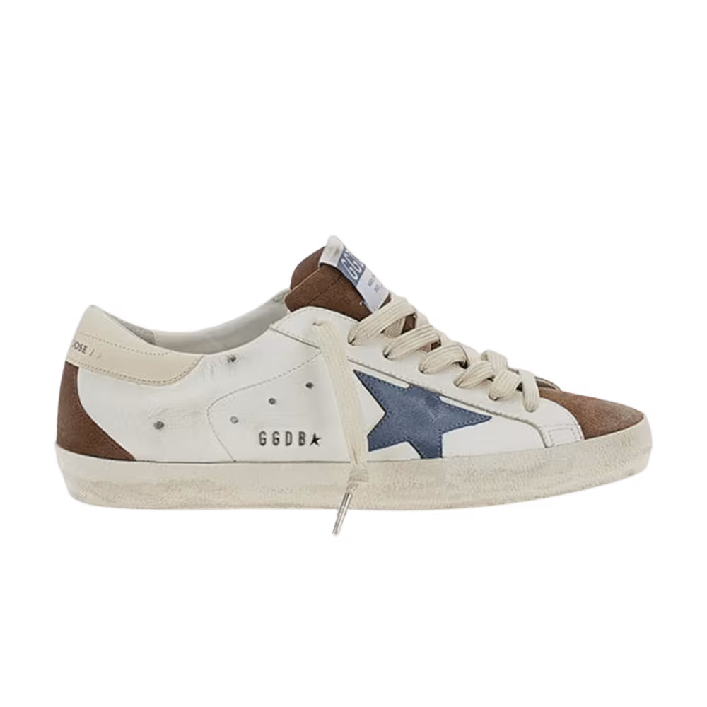 Golden Goose Superstar White Brown