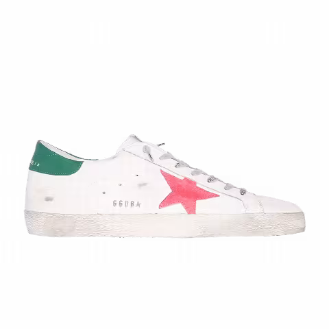Golden Goose Superstar 'White Lobster Fluo Green'