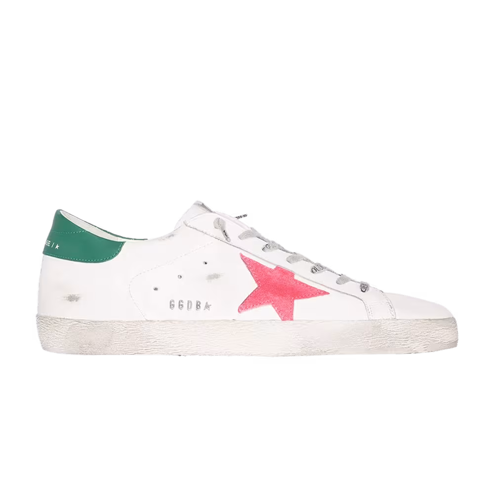 Golden Goose Superstar White Lobster Fluo Green