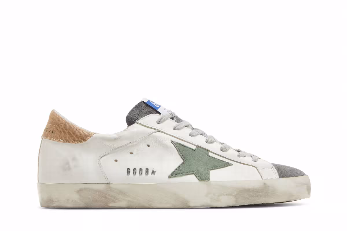 Golden Goose Superstar White Military Green, view 2