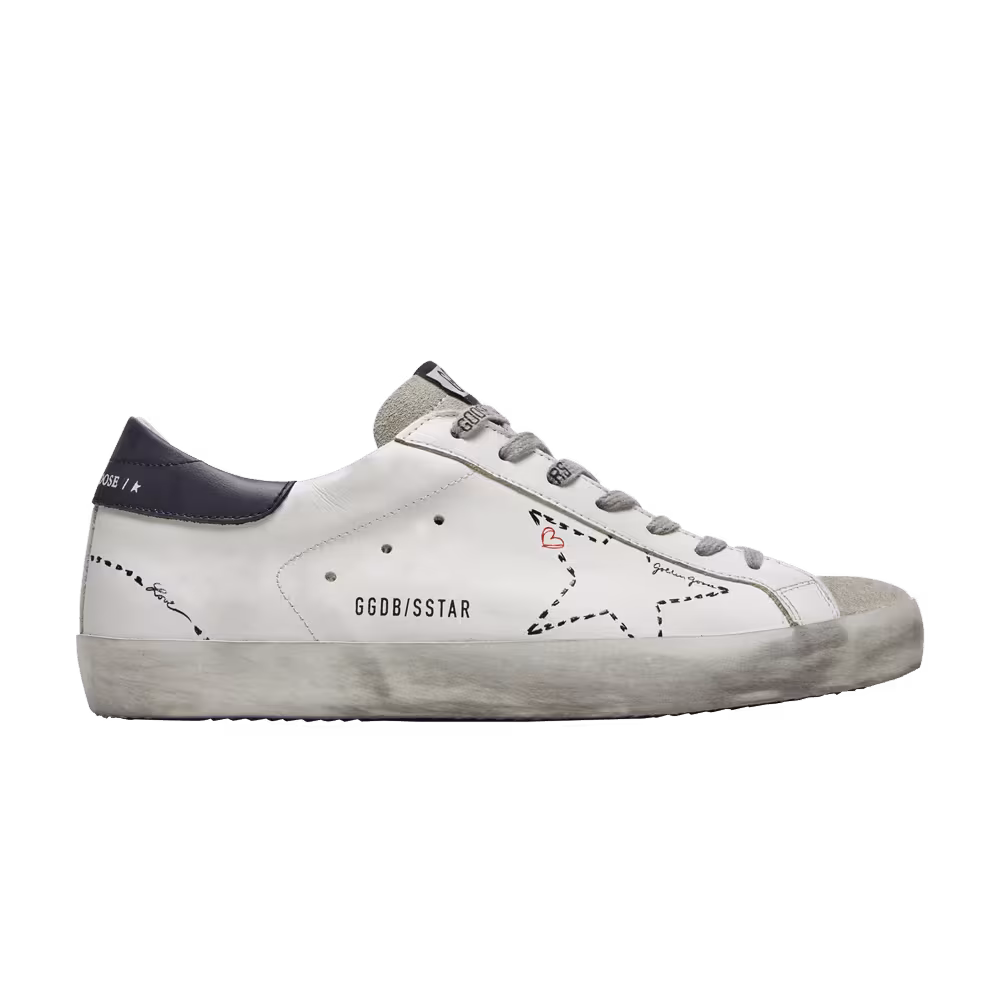 Golden Goose Superstar White Dark Blue