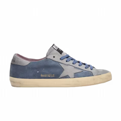 Golden Goose Super Star Suede And Nabuk Upper 'Blue Denim Silver Blue'