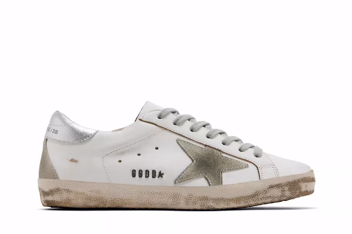 Golden Goose Superstar White Silver, view 2