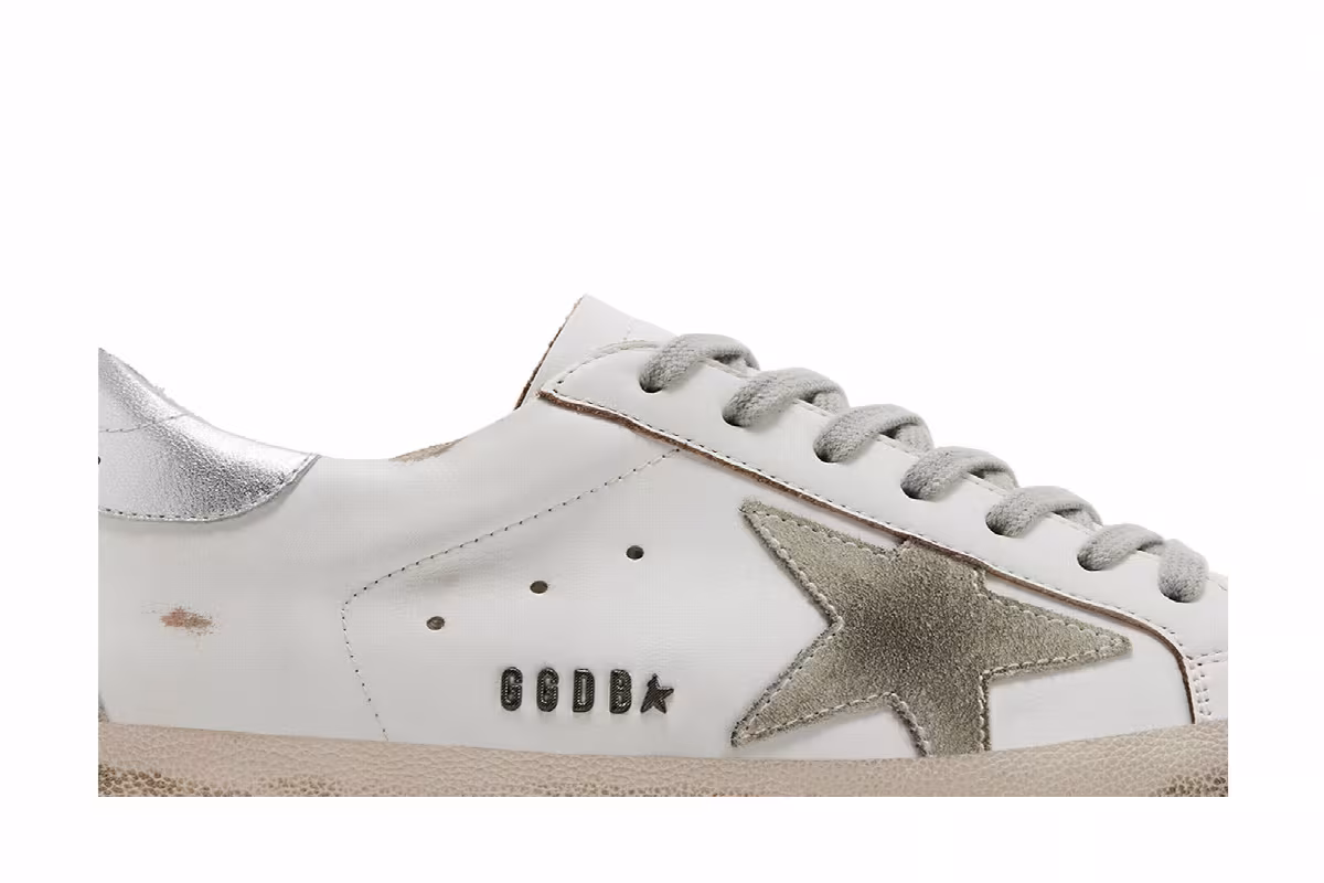 Golden Goose Superstar White Silver, view 3