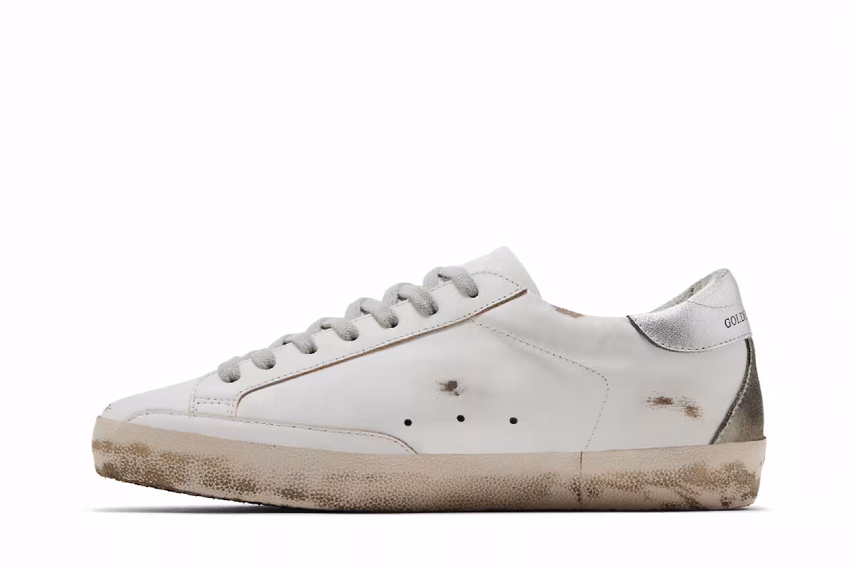 Golden Goose Superstar White Silver, view 4