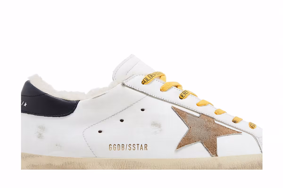 Golden Goose Superstar White Brown Navy, view 3