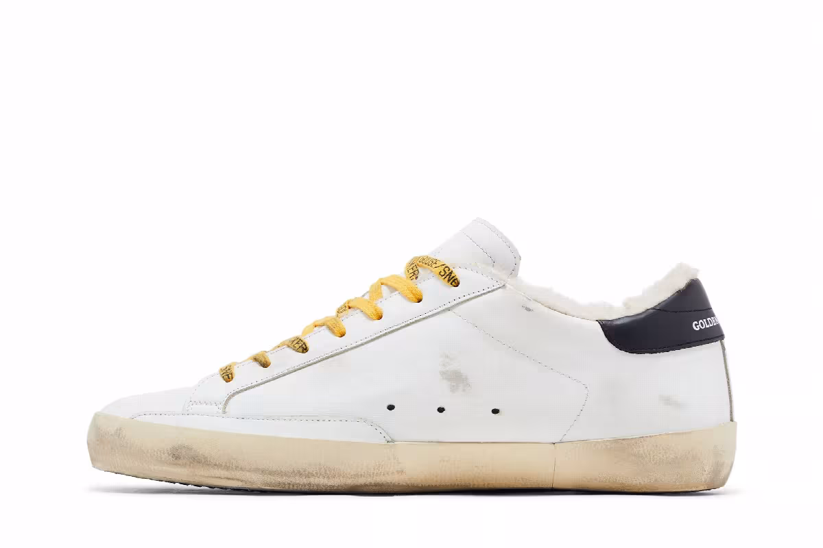 Golden Goose Superstar White Brown Navy, view 4