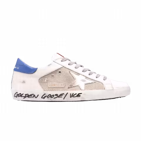 Golden Goose Superstar Double Quarter 'Milk Gold Blue'