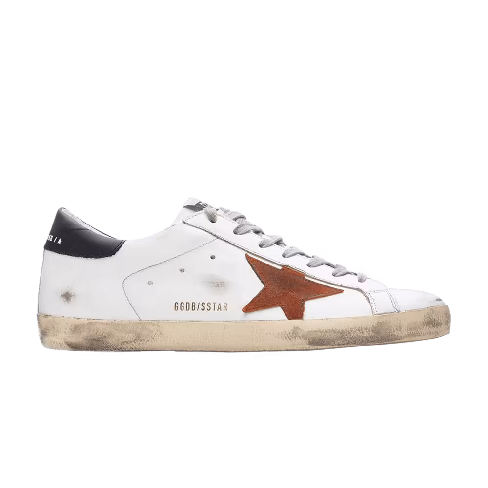 Golden Goose Superstar White Orange