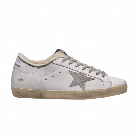 Golden Goose Superstar Shearling Sneaker 'White'
