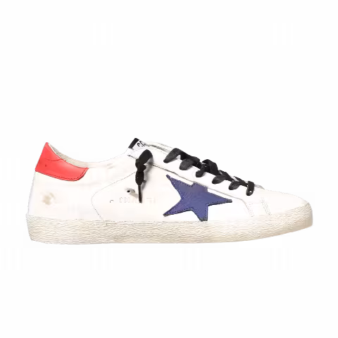 Golden Goose Superstar 'White Bluette Red'