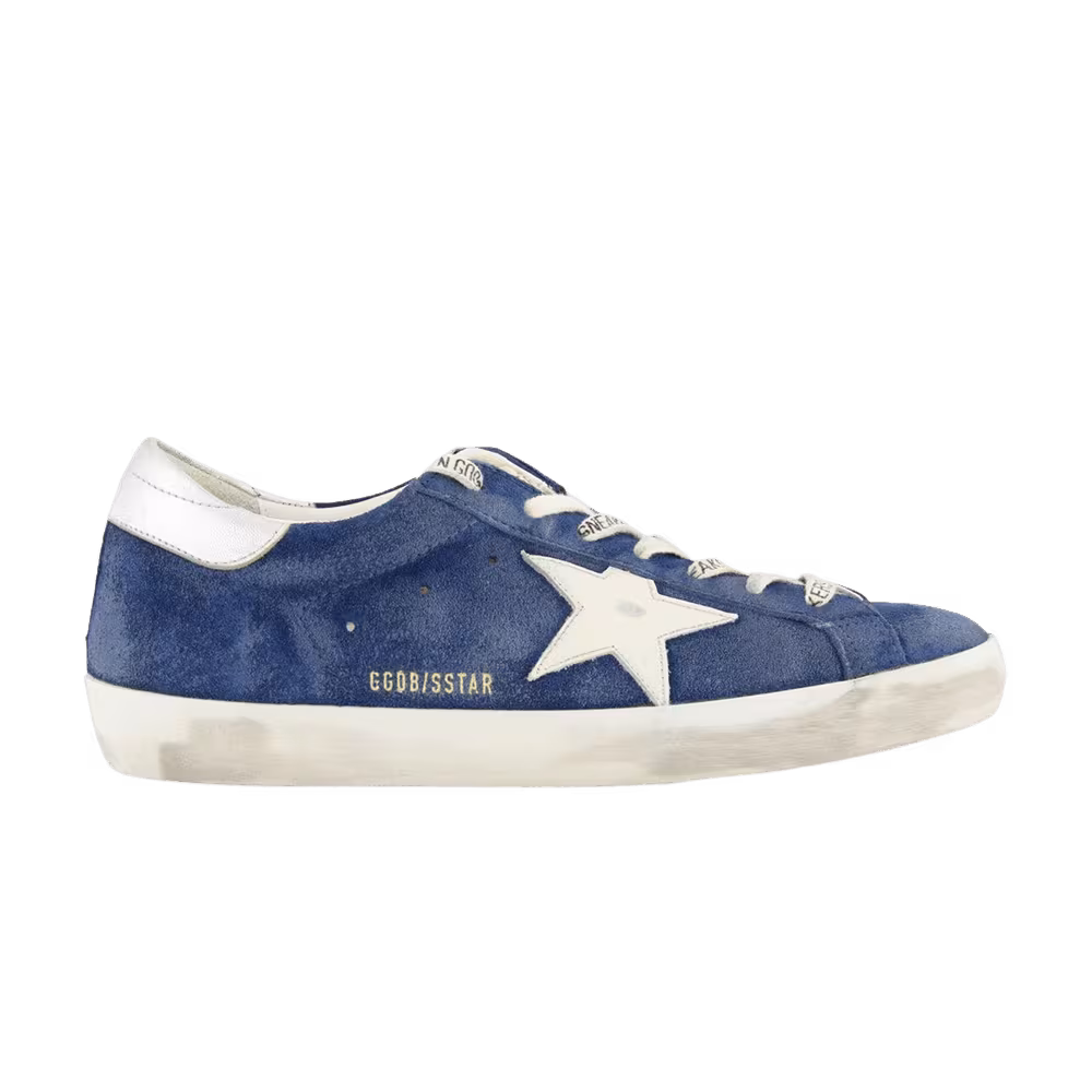 Golden Goose Superstar Aviator Blue Cream Silver