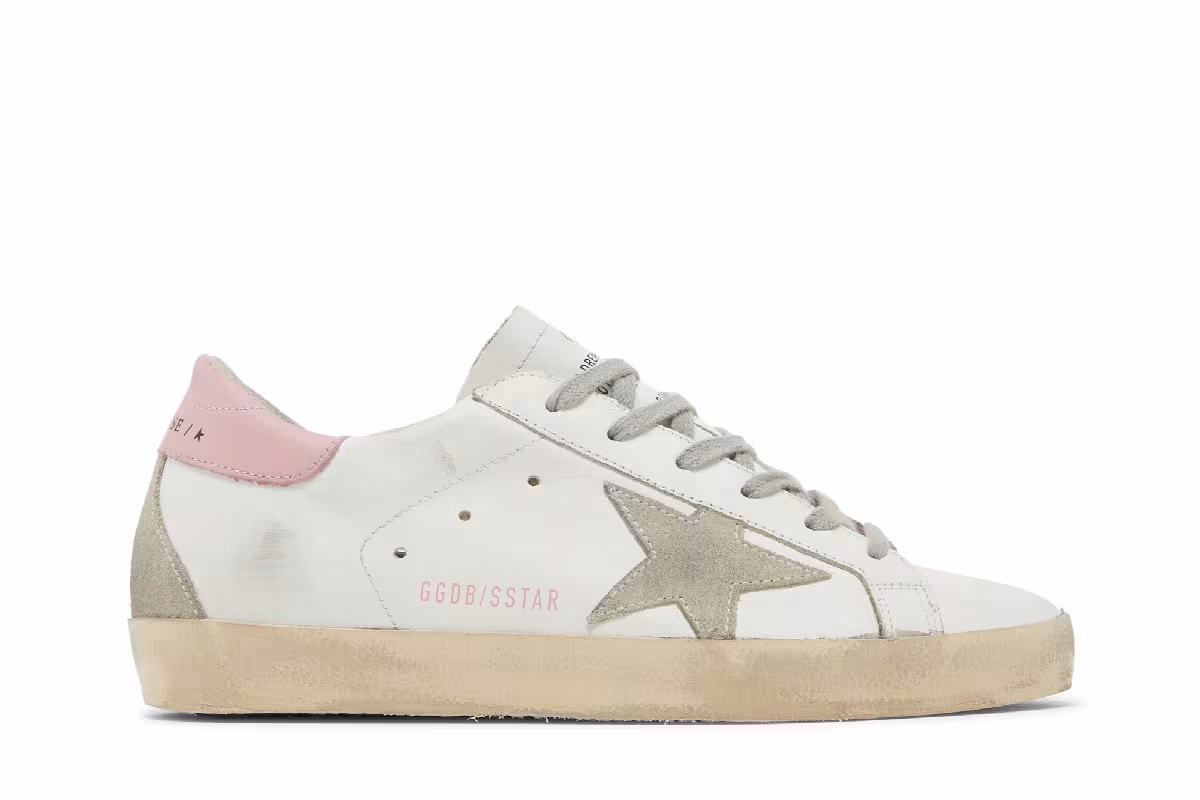Golden Goose Women's Superstar White Pink, view 2