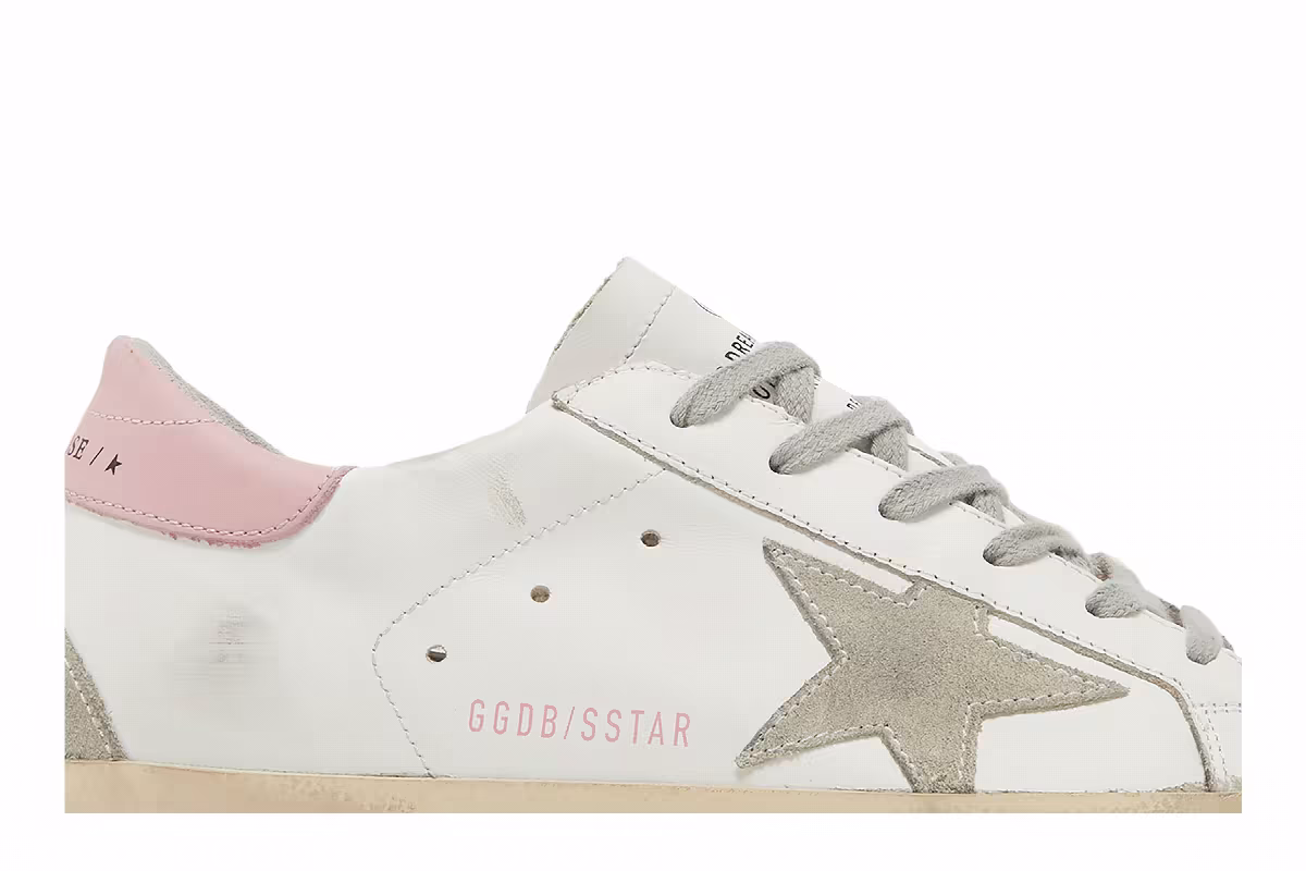 Golden Goose Women's Superstar White Pink, view 3
