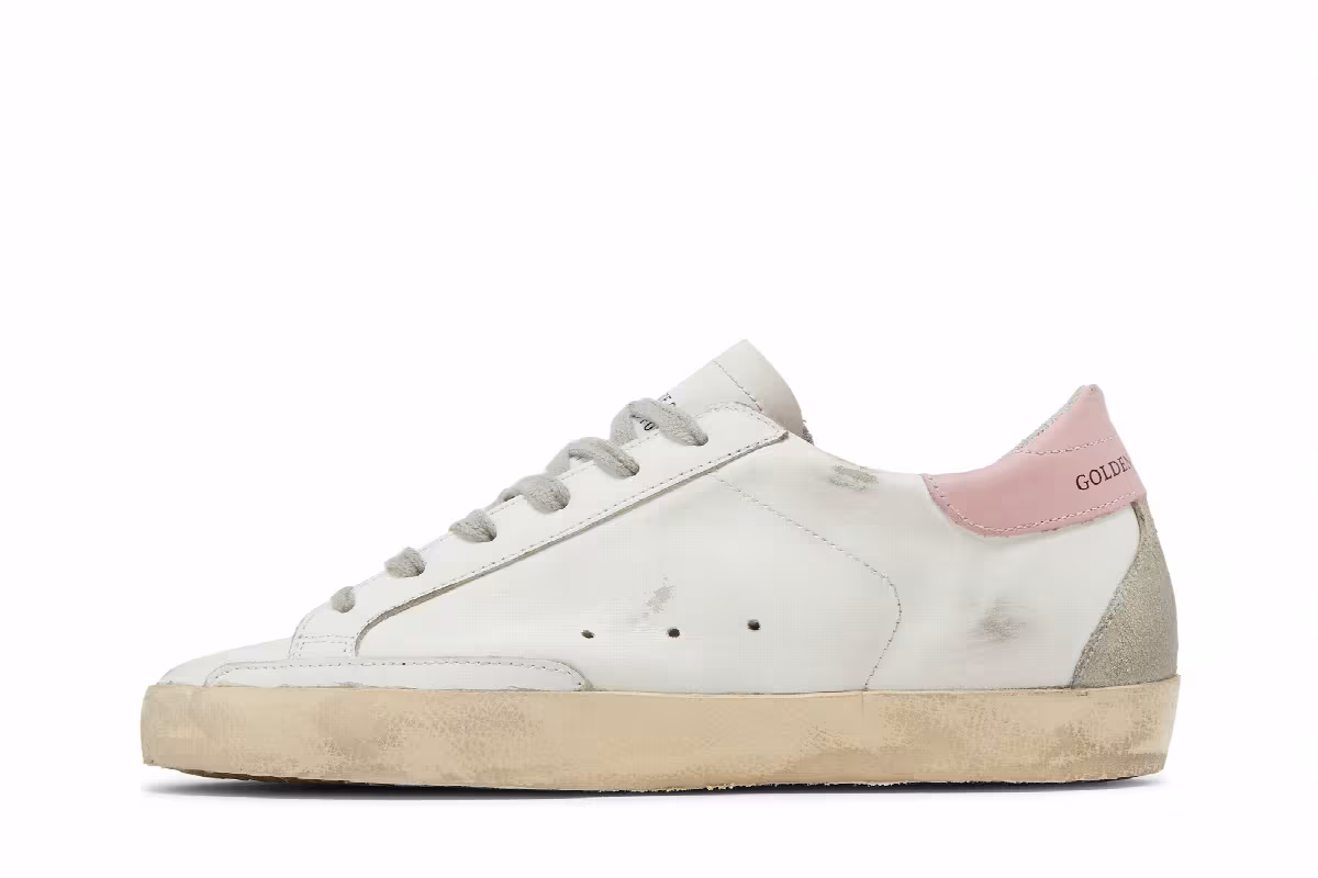 Golden Goose Women's Superstar White Pink, view 4