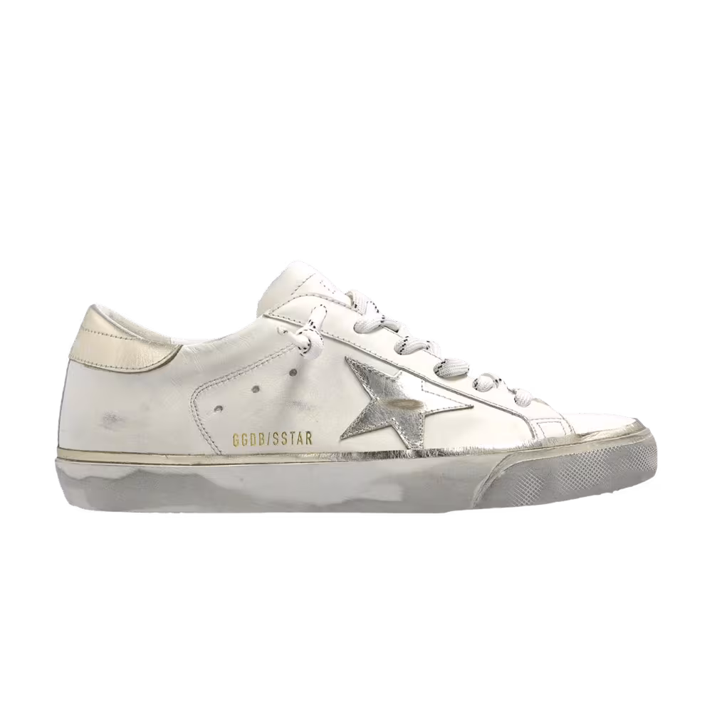 Golden Goose Women's Superstar White Silver