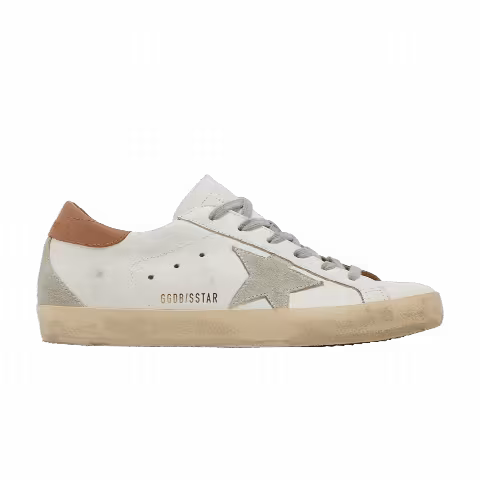 Golden Goose Wmns Superstar 'White Light Brown'