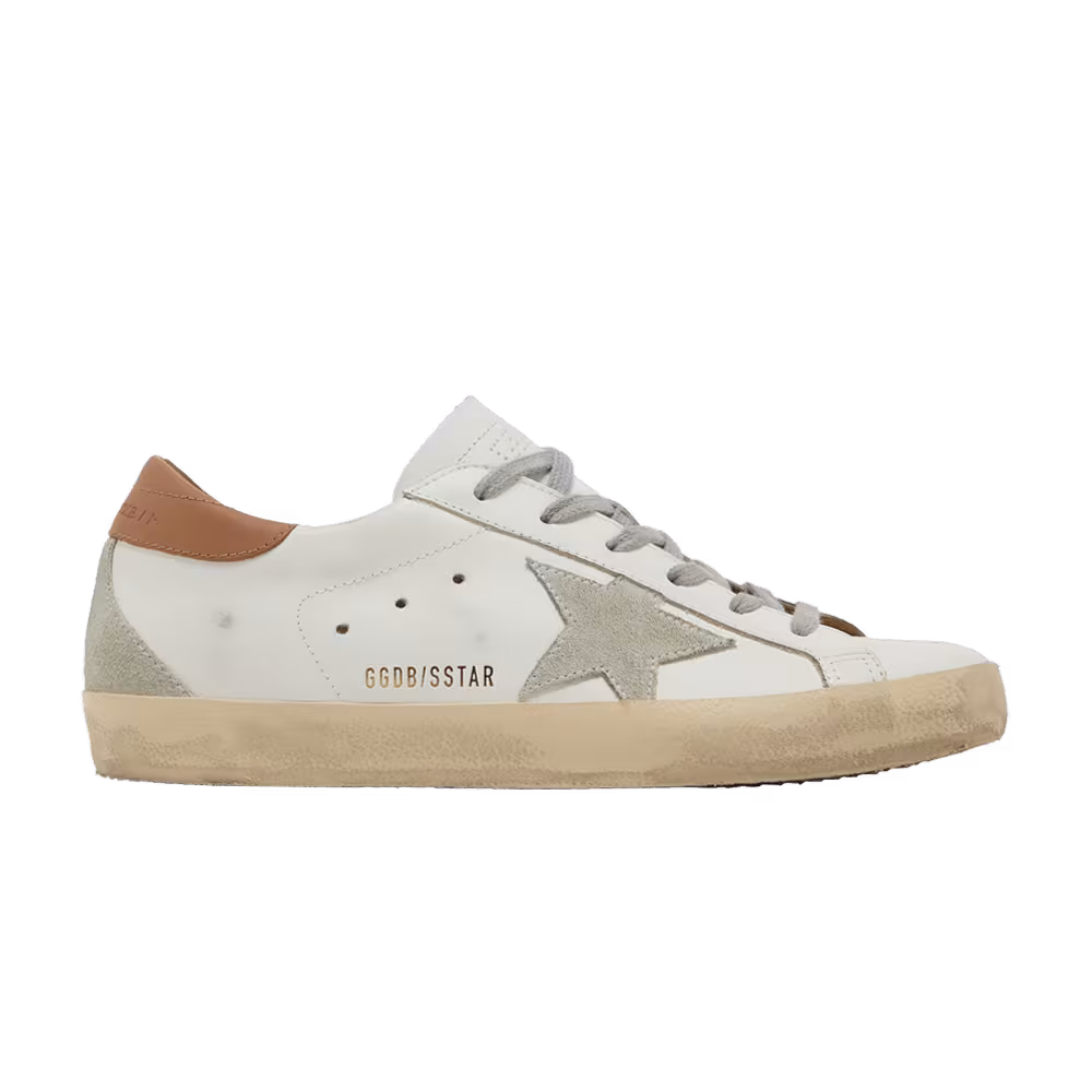 Golden Goose Women's Superstar White Light Brown