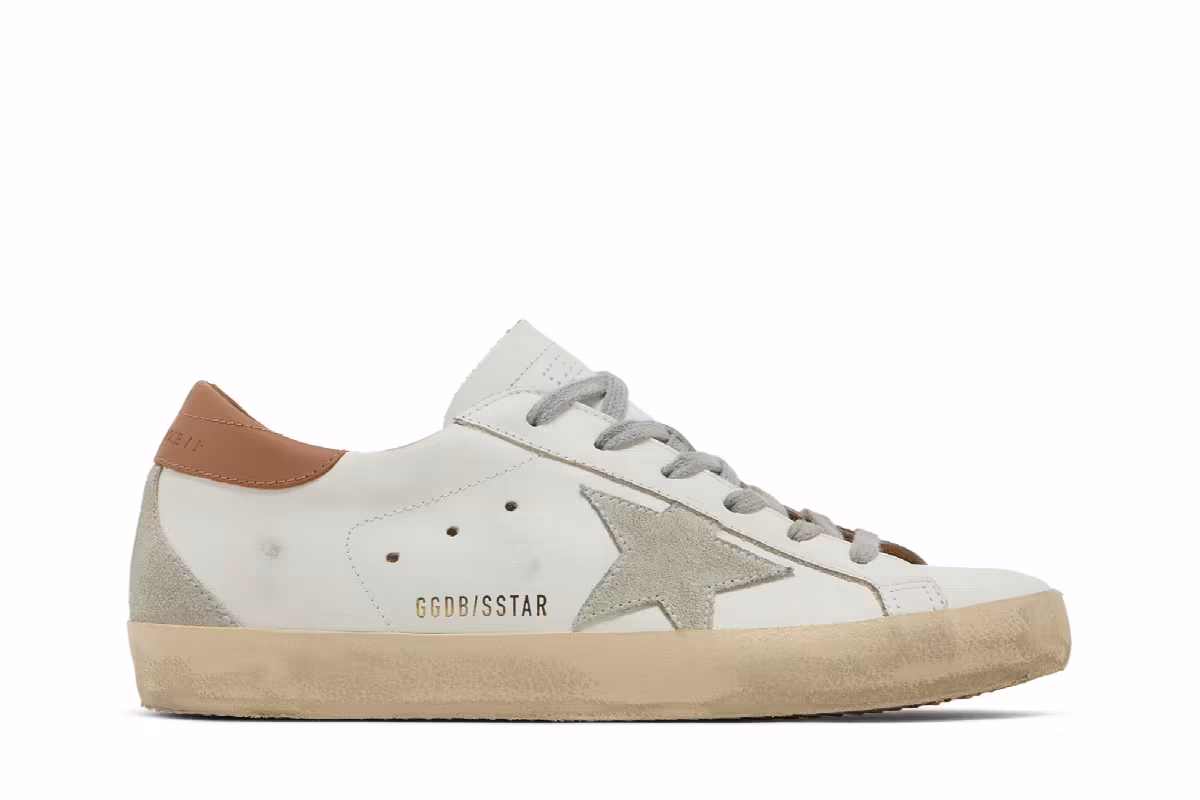 Golden Goose Women's Superstar White Light Brown, view 2