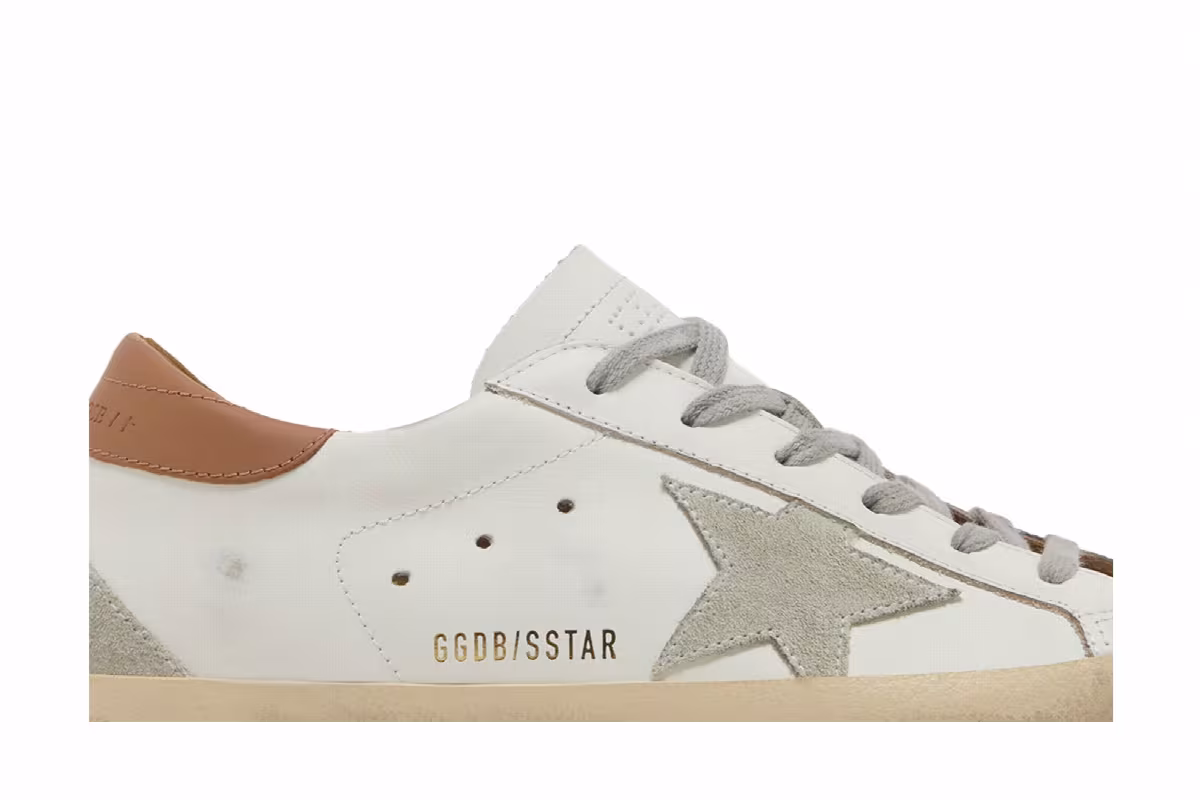 Golden Goose Women's Superstar White Light Brown, view 3