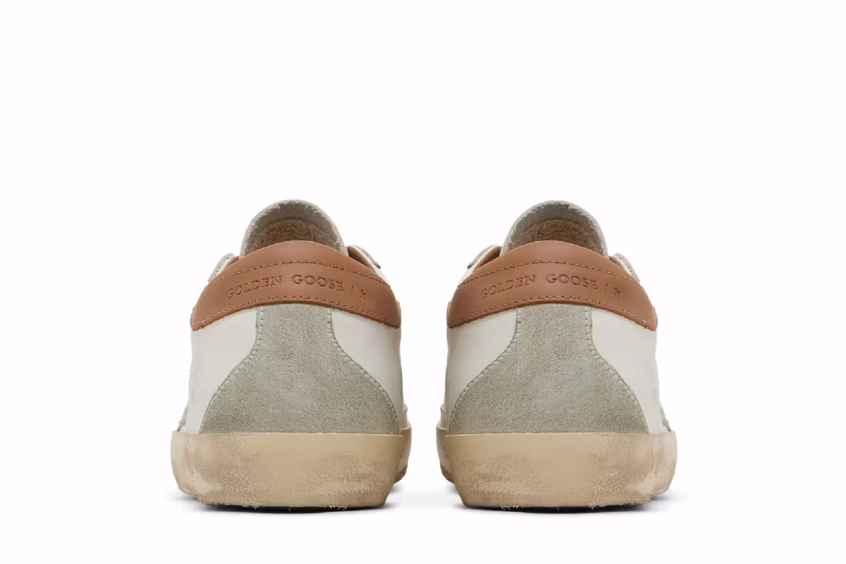 Golden Goose Women's Superstar White Light Brown, view 7