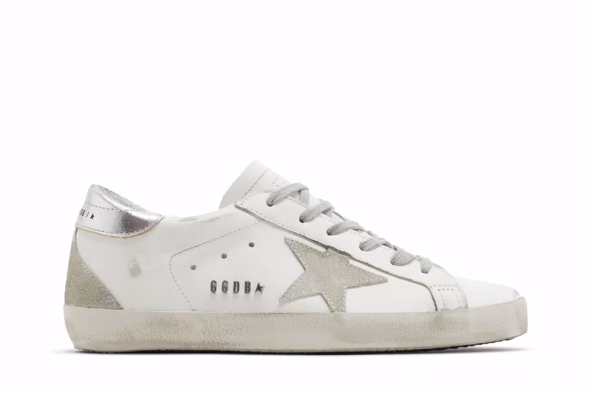 Golden Goose Women's Superstar White Ice Silver, view 2