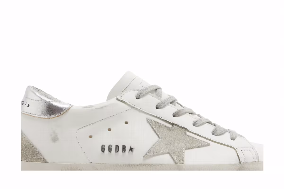 Golden Goose Women's Superstar White Ice Silver, view 3