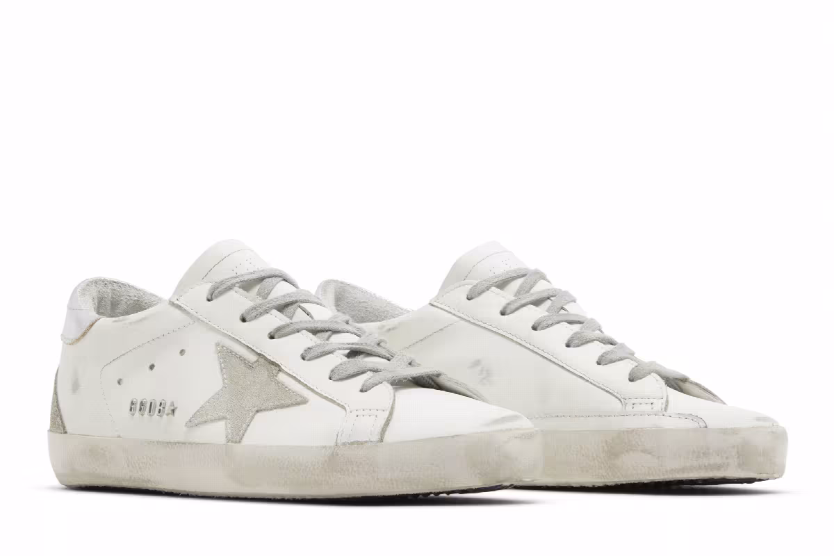 Golden Goose Women's Superstar White Ice Silver, view 9