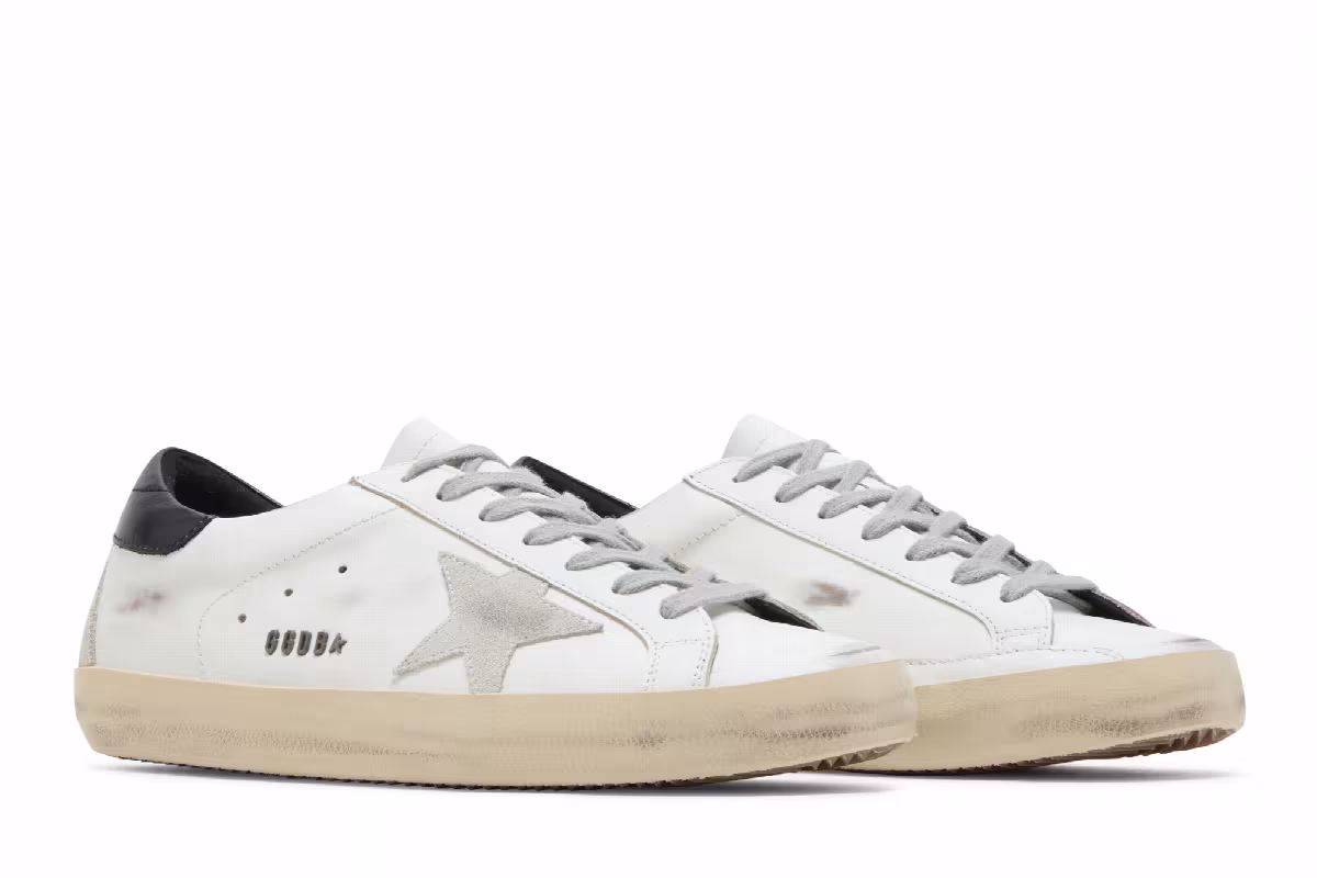Golden Goose Women's Superstar White Ice Black, view 9