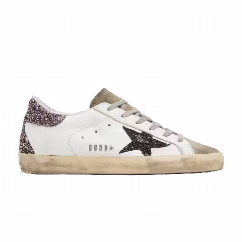 Golden Goose Wmns Superstar 'White Black Glitter'