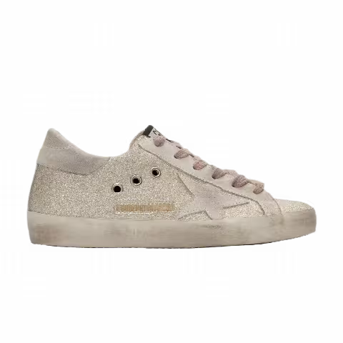 Golden Goose Wmns Superstar 'Fine Silver Glitter'