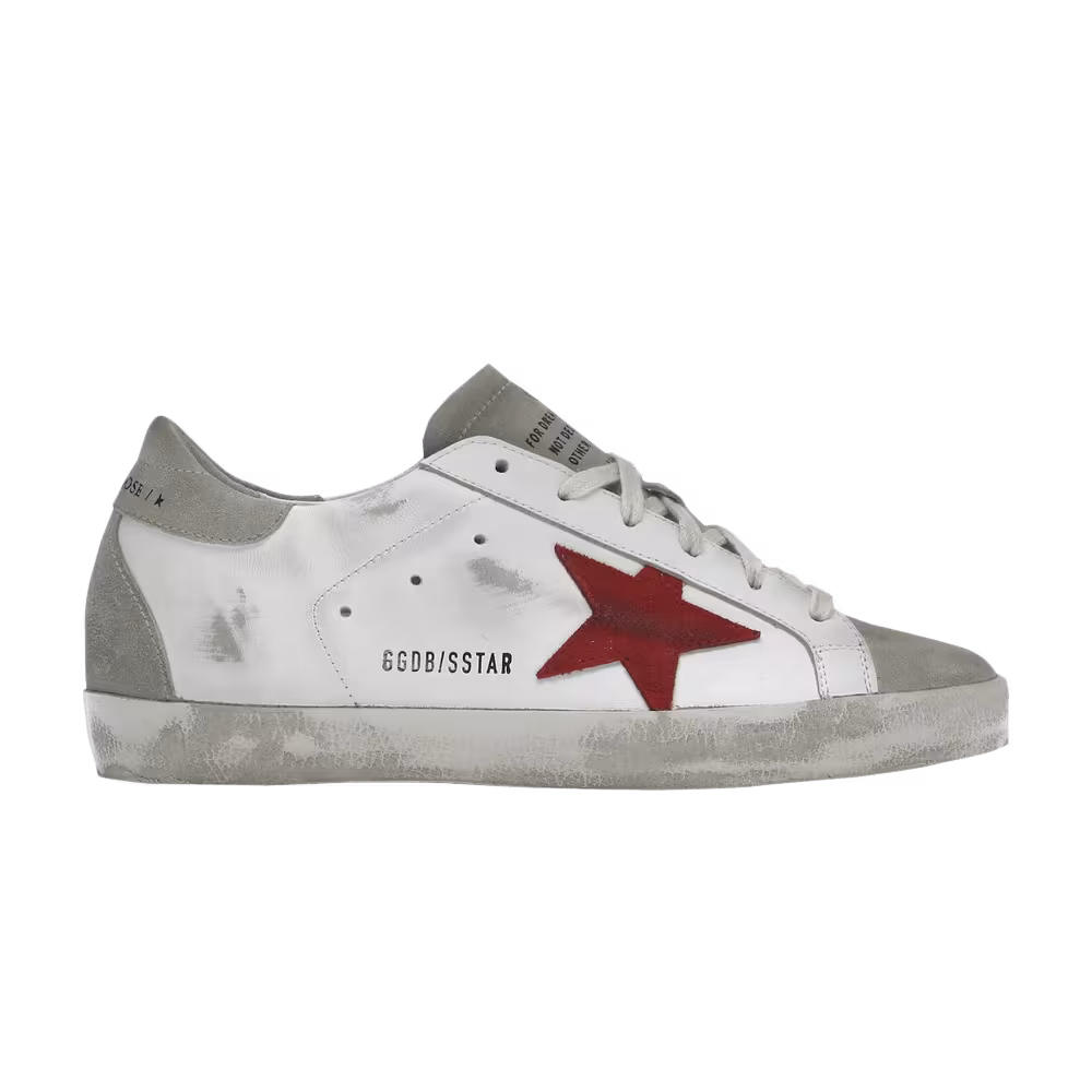 Golden Goose Women's Superstar White Ice Red
